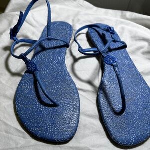 Tory Burch Women's Blue Sandal Size 11